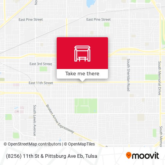 Mapa de (8256) 11th St & Pittsburg Ave Eb
