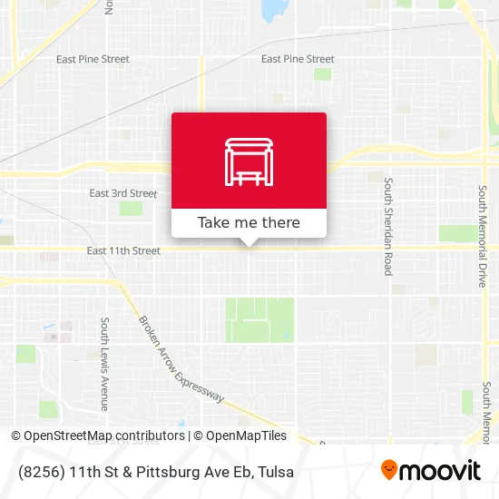 Mapa de (8256) 11th St & Pittsburg Ave Eb