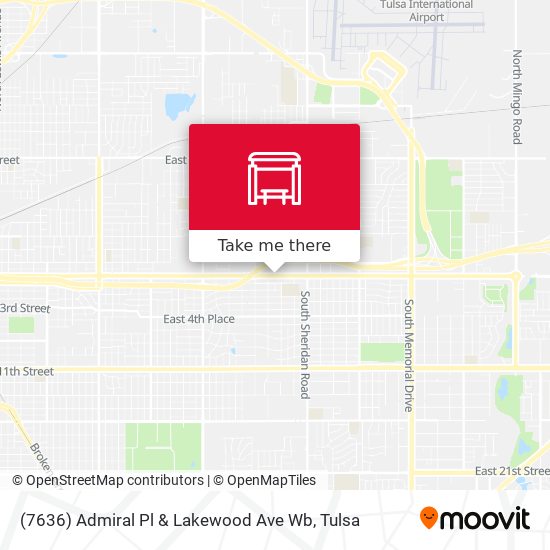 Mapa de (7636) Admiral Pl & Lakewood Ave Wb