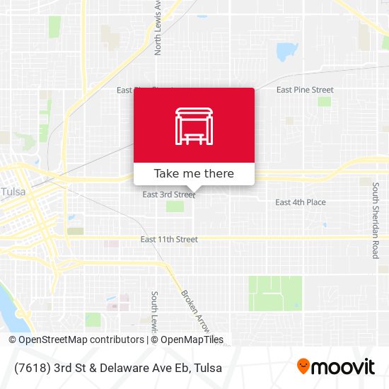 (7618) 3rd St & Delaware Ave Eb map