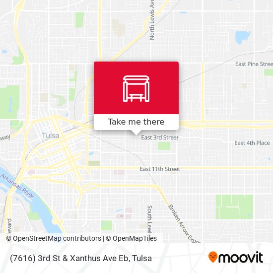 (7616) 3rd St & Xanthus Ave Eb map