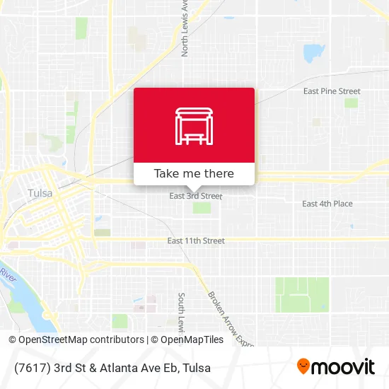 Mapa de (7617) 3rd St & Atlanta Ave Eb
