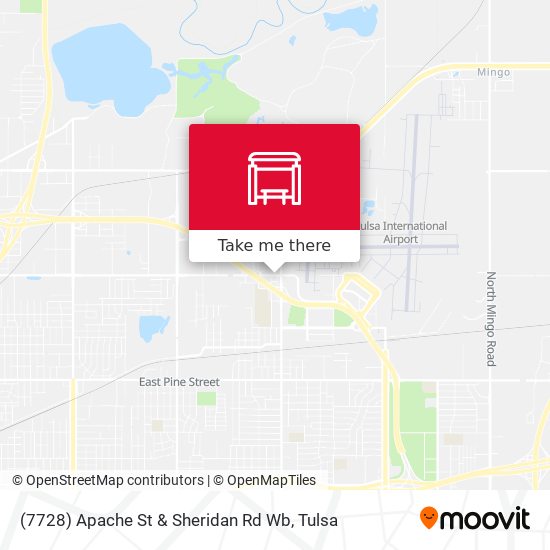 (7728) Apache St & Sheridan Rd Wb map