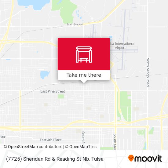 (7725) Sheridan Rd & Reading St Nb map