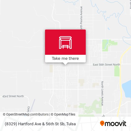 (8329) Hartford Ave & 56th St Sb map