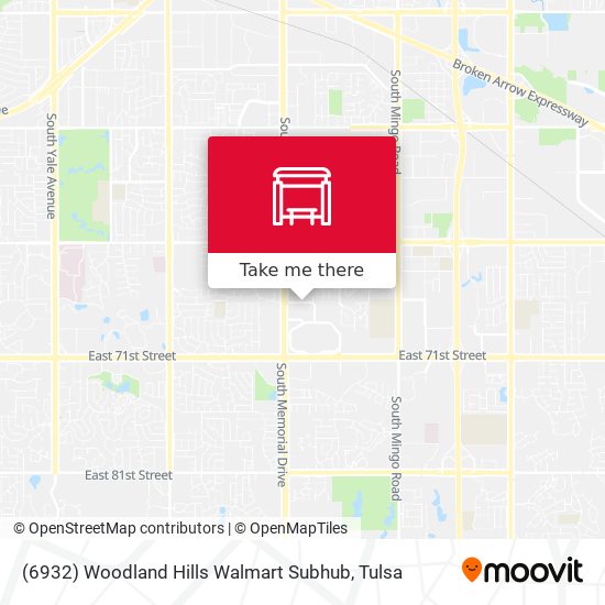 (6932) Woodland Hills Walmart Subhub map