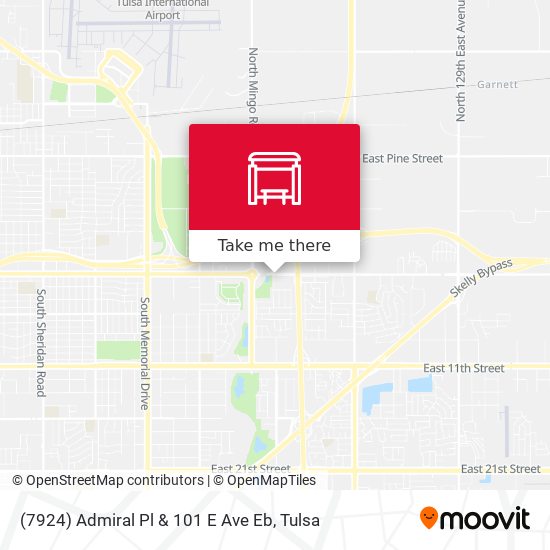 Mapa de (7924) Admiral Pl & 101 E Ave Eb