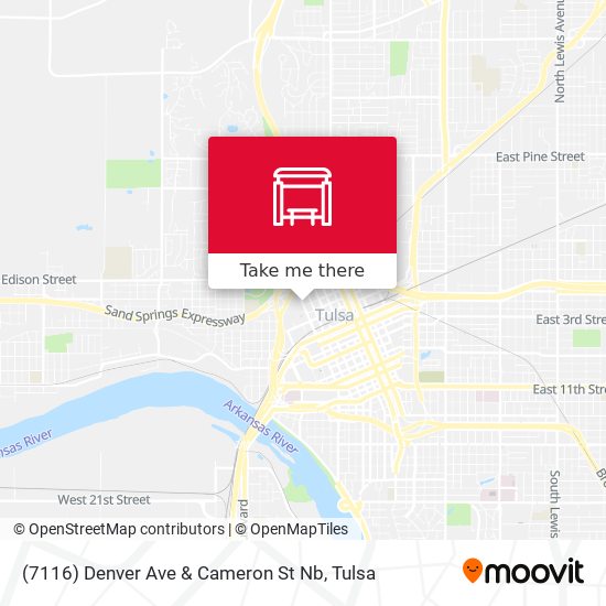 (7116) Denver Ave & Cameron St Nb map