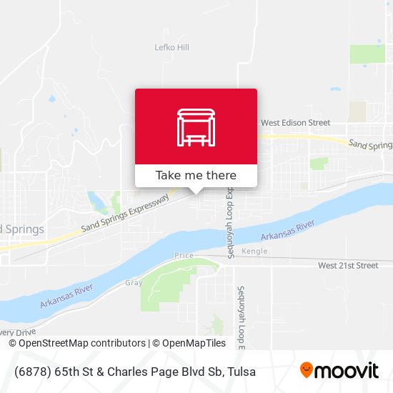 Mapa de (6878) 65th St & Charles Page Blvd Sb