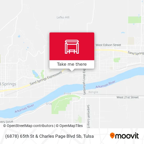 Mapa de (6878) 65th St & Charles Page Blvd Sb