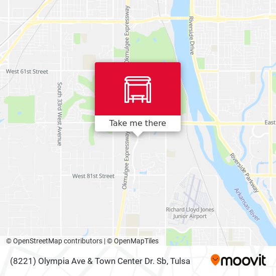 (8221) Olympia Ave & Town Center Dr. Sb map