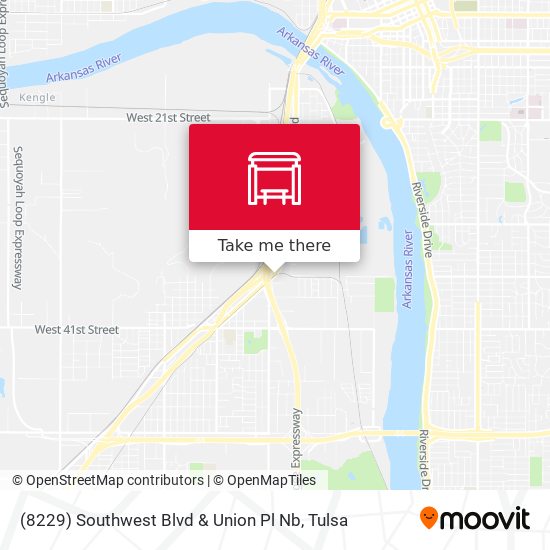 (8229) Southwest Blvd & Union Pl Nb map