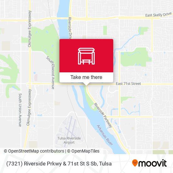 Mapa de (7321) Riverside Prkwy & 71st St S Sb
