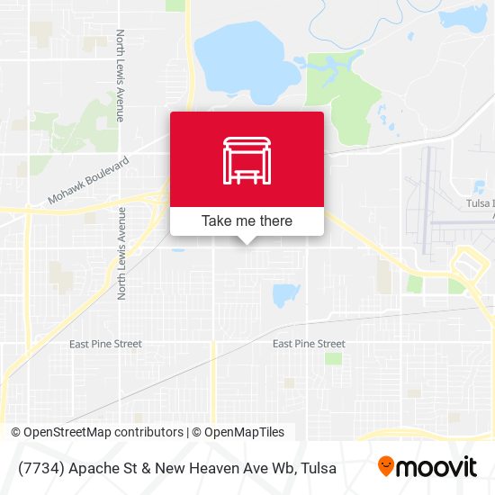 Mapa de (7734) Apache St & New Heaven Ave Wb