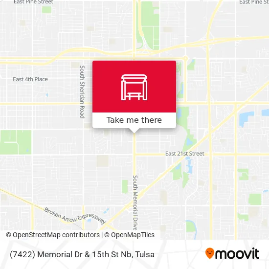 Mapa de (7422) Memorial Dr & 15th St Nb