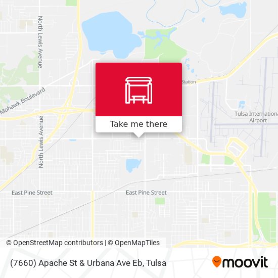 (7660) Apache St & Urbana Ave Eb map