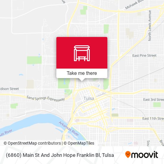 (6860) Main St And John Hope Franklin Bl map