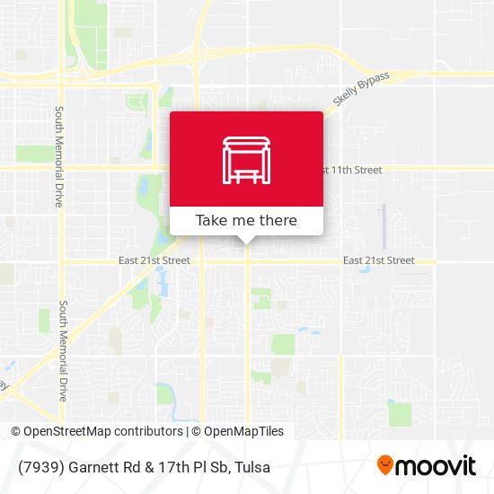 (7939) Garnett Rd & 17th Pl Sb map