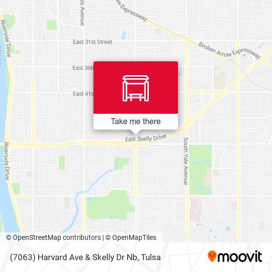 (7063) Harvard Ave & Skelly Dr Nb map