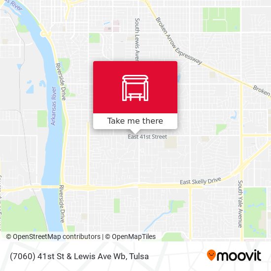 (7060) 41st St & Lewis Ave Wb map