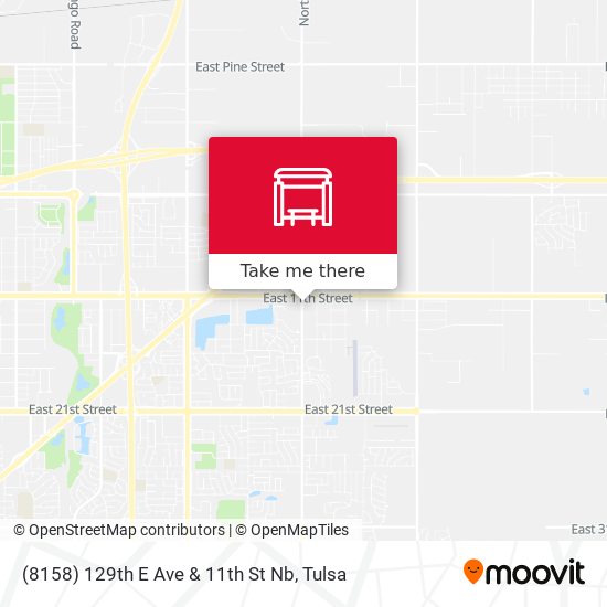 Mapa de (8158) 129th E Ave & 11th St Nb