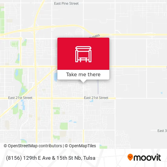 Mapa de (8156) 129th E Ave & 15th St Nb