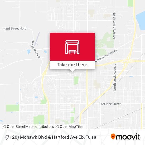 Mapa de (7128) Mohawk Blvd &  Hartford Ave Eb