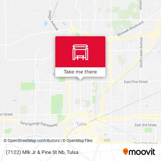 Mapa de (7122) Mlk Jr & Pine St Nb