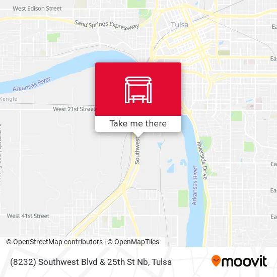 Mapa de (8232) Southwest Blvd & 25th St Nb