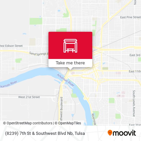 (8239) 7th St & Southwest Blvd Nb map