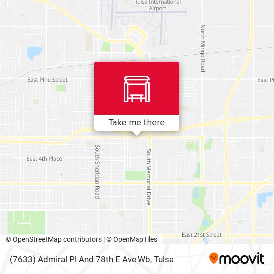 (7633) Admiral Pl And 78th E Ave Wb map