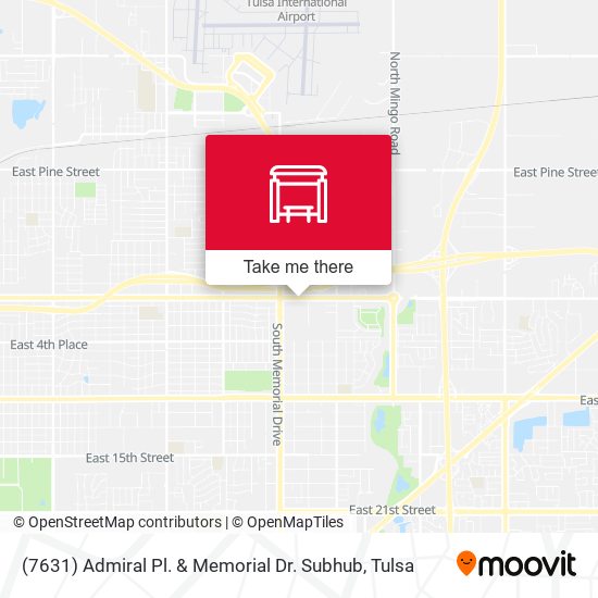 (7631) Admiral Pl. & Memorial Dr. Subhub map