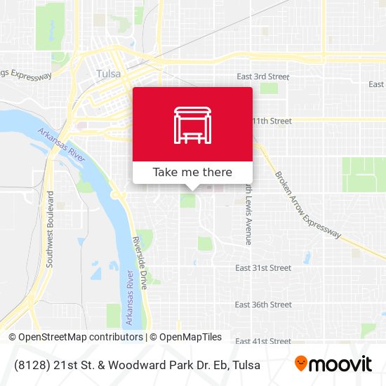 Mapa de (8128) 21st St. & Woodward Park Dr. Eb