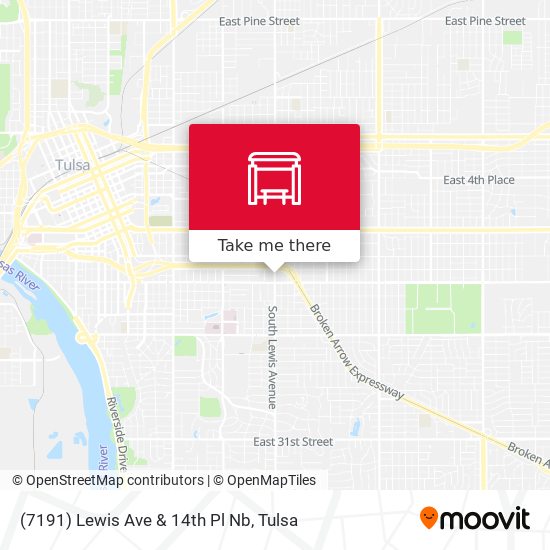 (7191) Lewis Ave & 14th Pl Nb map