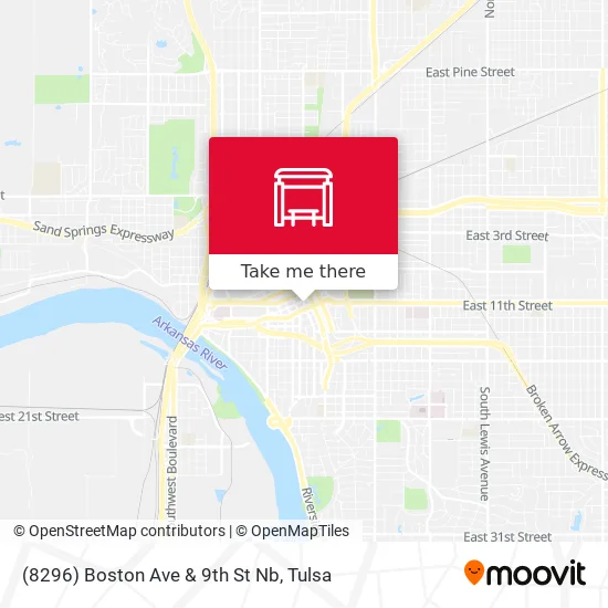 Mapa de (8296) Boston Ave & 9th St Nb