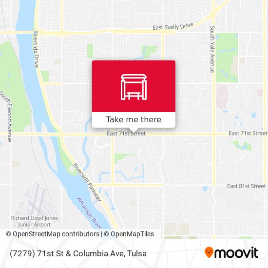 (7279) 71st St & Columbia Ave map