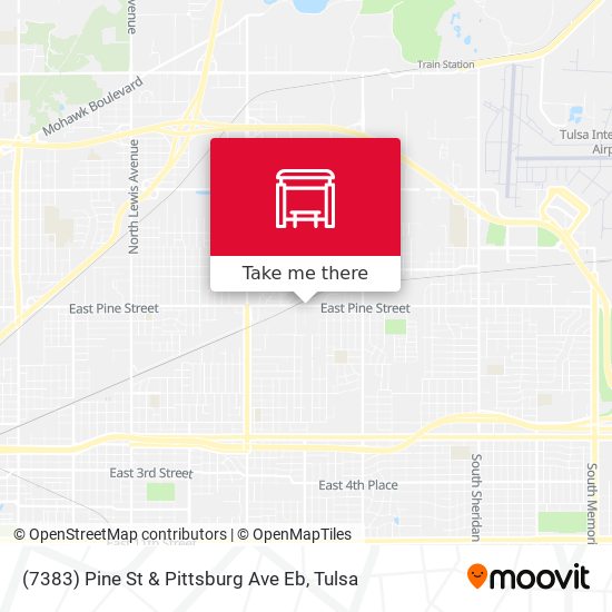 Mapa de (7383) Pine St & Pittsburg Ave Eb