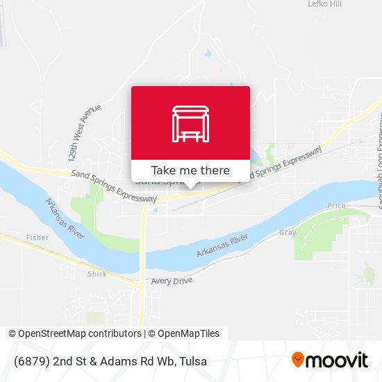 Mapa de (6879) 2nd St & Adams Rd Wb