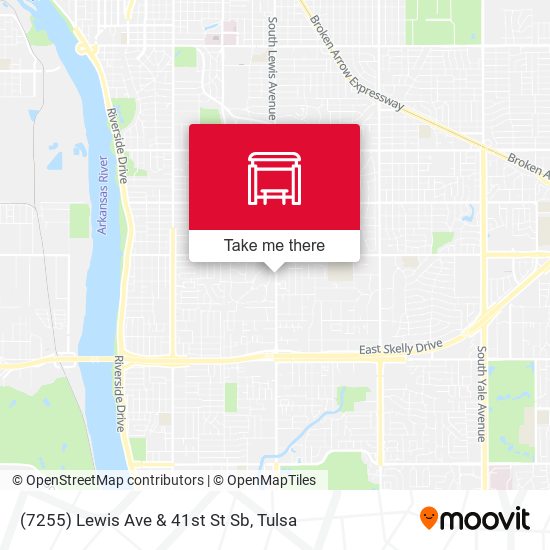 (7255) Lewis Ave & 41st St Sb map