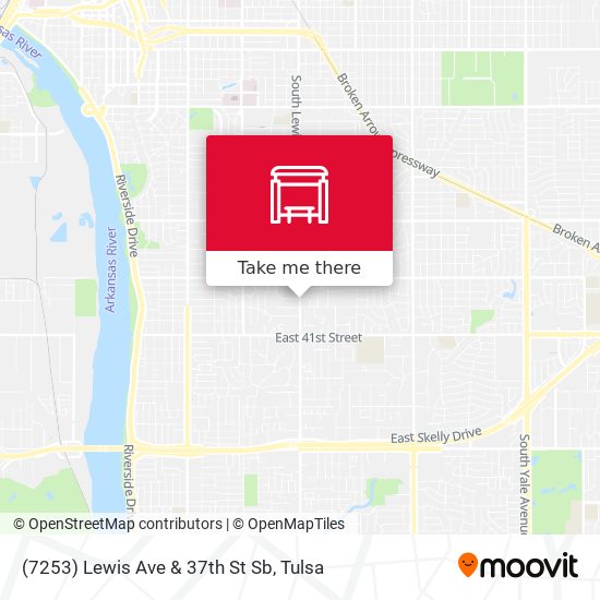 (7253) Lewis Ave & 37th St Sb map