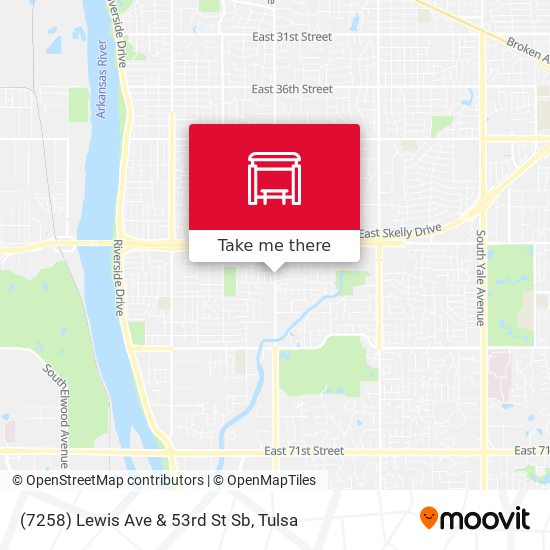 (7258) Lewis Ave & 53rd St Sb map