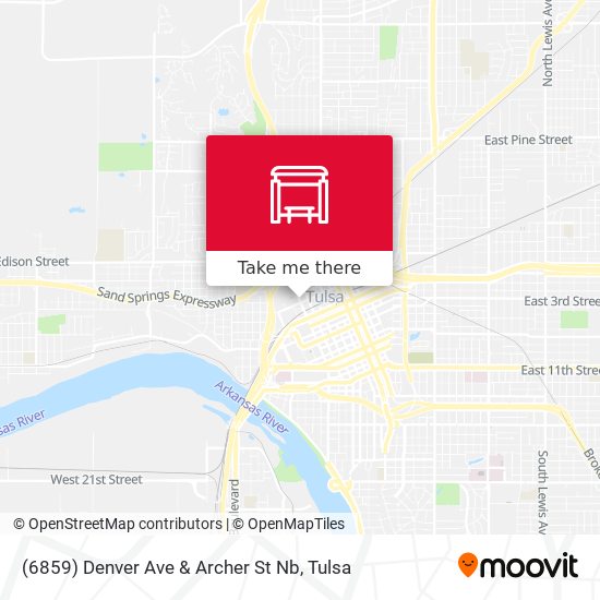 (6859) Denver Ave & Archer St Nb map