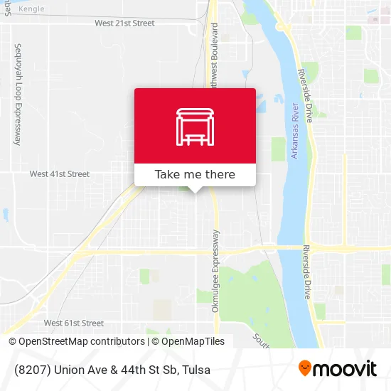 Mapa de (8207) Union Ave & 44th St Sb