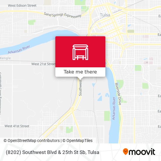 Mapa de (8202) Southwest Blvd & 25th St Sb