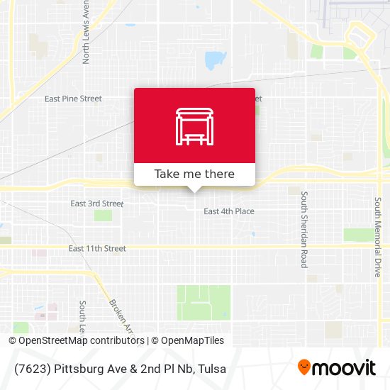 (7623) Pittsburg Ave & 2nd Pl Nb map