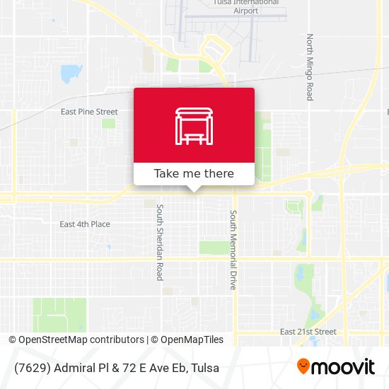 (7629) Admiral Pl & 72 E Ave Eb map