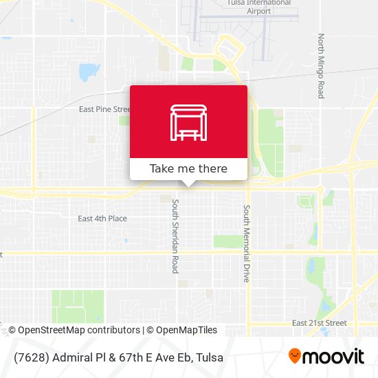 Mapa de (7628) Admiral Pl & 67th E Ave Eb