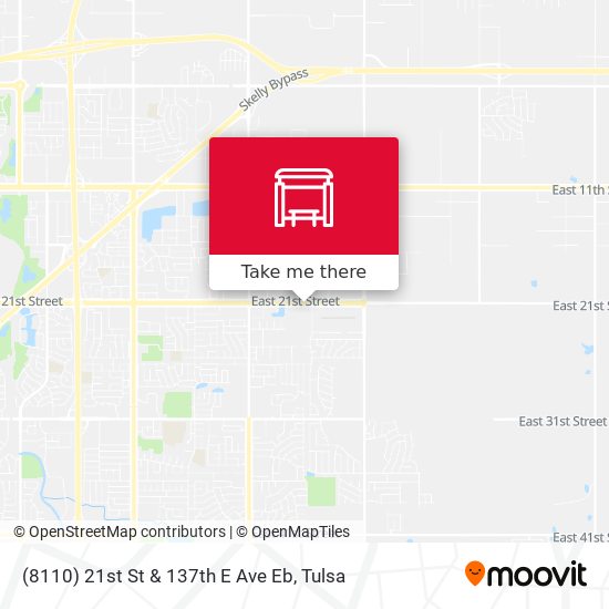 Mapa de (8110) 21st St & 137th E Ave Eb