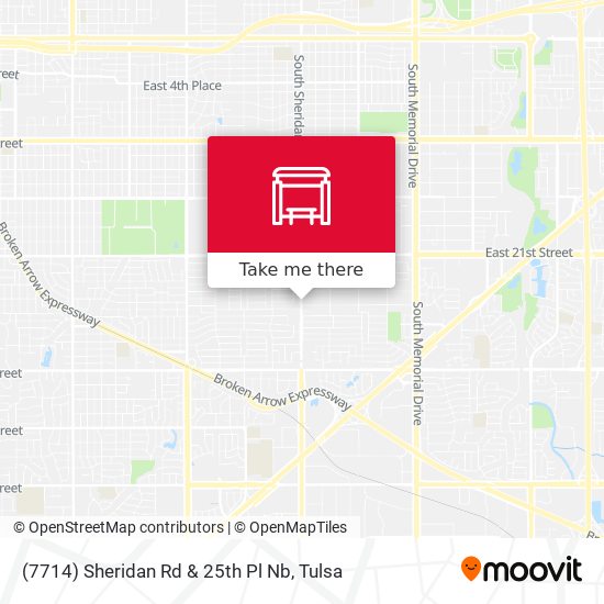 (7714) Sheridan Rd & 25th Pl Nb map
