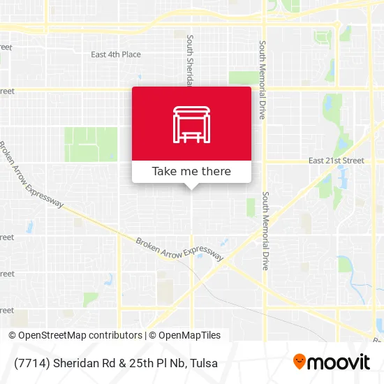 Mapa de (7714) Sheridan Rd & 25th Pl Nb